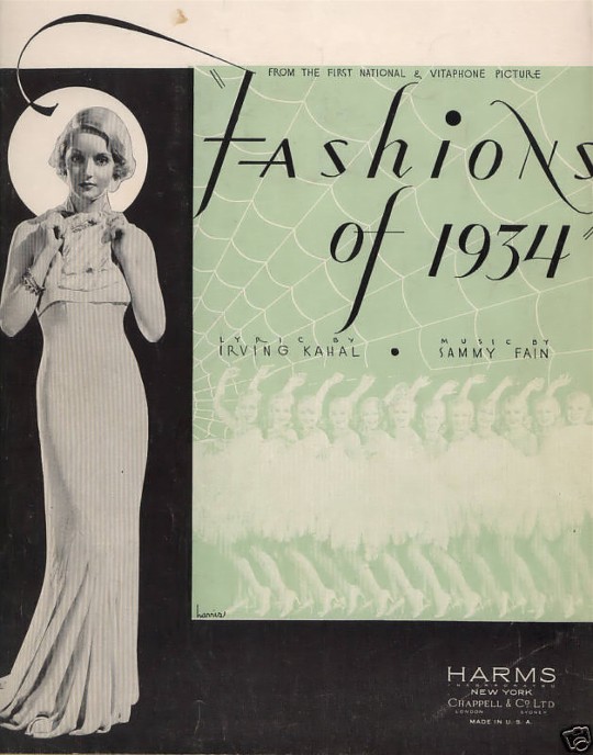 fashions of 1934
