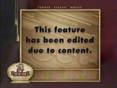 TCM edited for content warning circa 1995