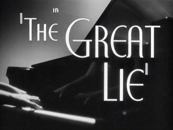 the great lie