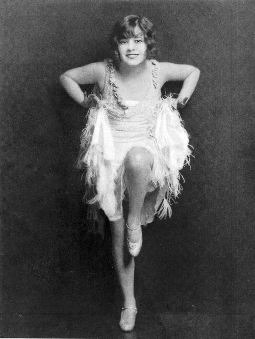 Ann Pennington in her ostrich feather dress