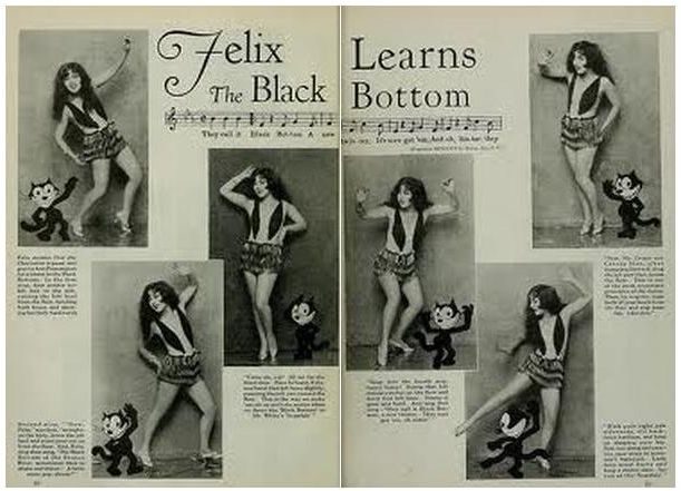 Ann Pennington in Felix Learns the Black Bottom article