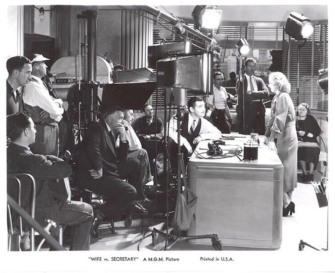 Behind the scenes of Wife vs Secretary (1936) with Clark Gable and Jean Harlow